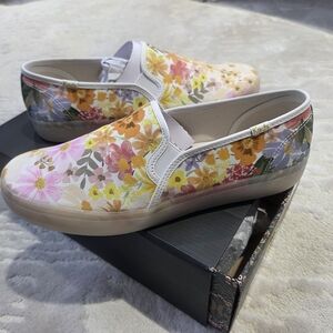 Keds Floral Multicolor Slip-On Sneakers